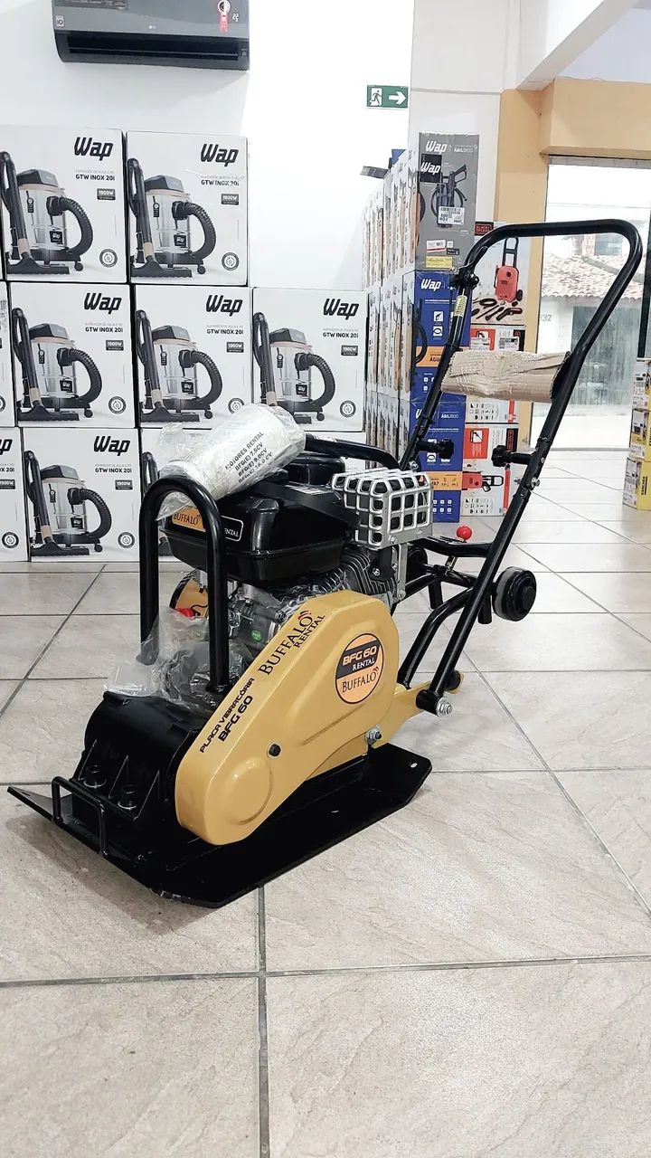 Placa Vibratória 65kg a gasolina Buffalo Rental - Nova/Loja - Foto 3