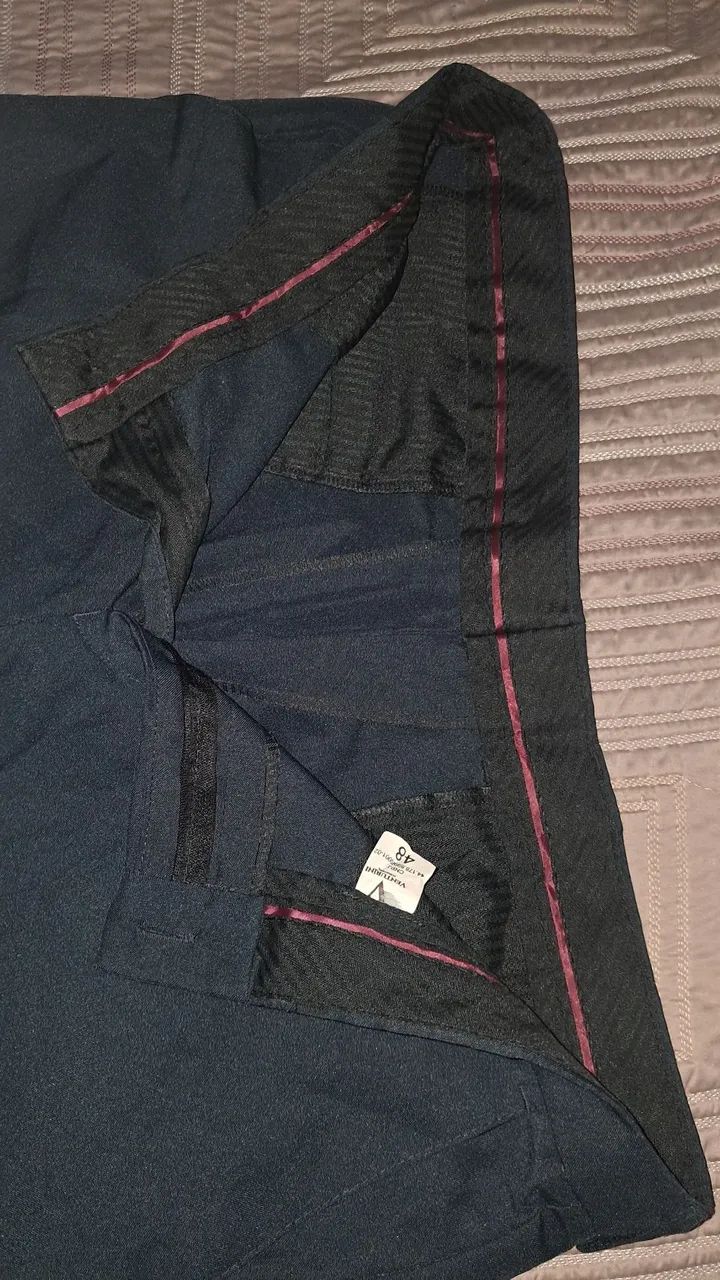Calça alfaiataria azul marinho  - Foto 4