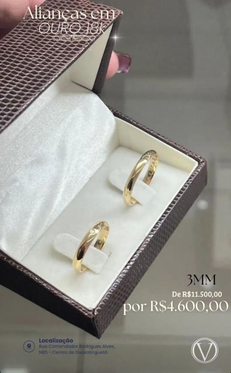 ALIANÇA EM OURO 18K  - Foto 4