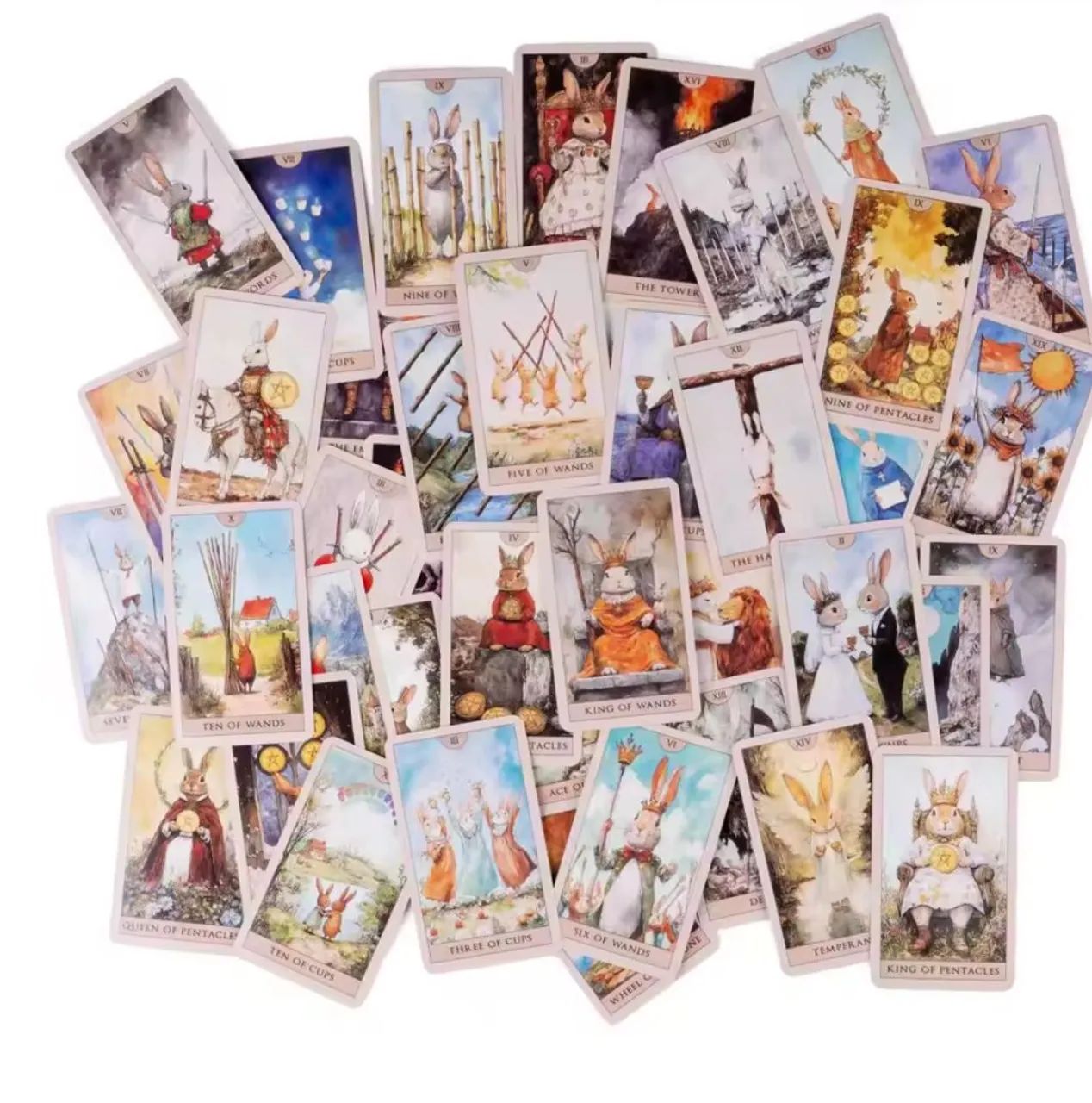 Deck Rabbit Tarot - 78 cartas em inglês  - Foto 5
