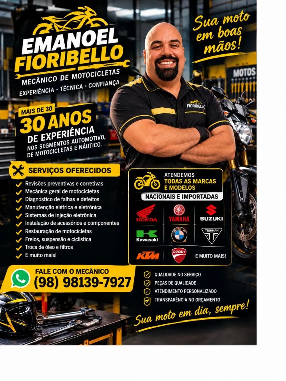 MECÂNICO DE MOTOCICLETAS 