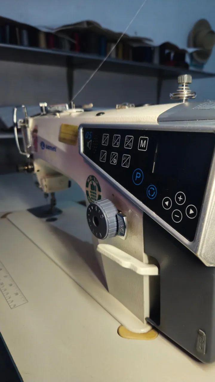 Máquina Reta Eletrônica Sansei SA-MQ5 - Excelente Estado - Foto 6