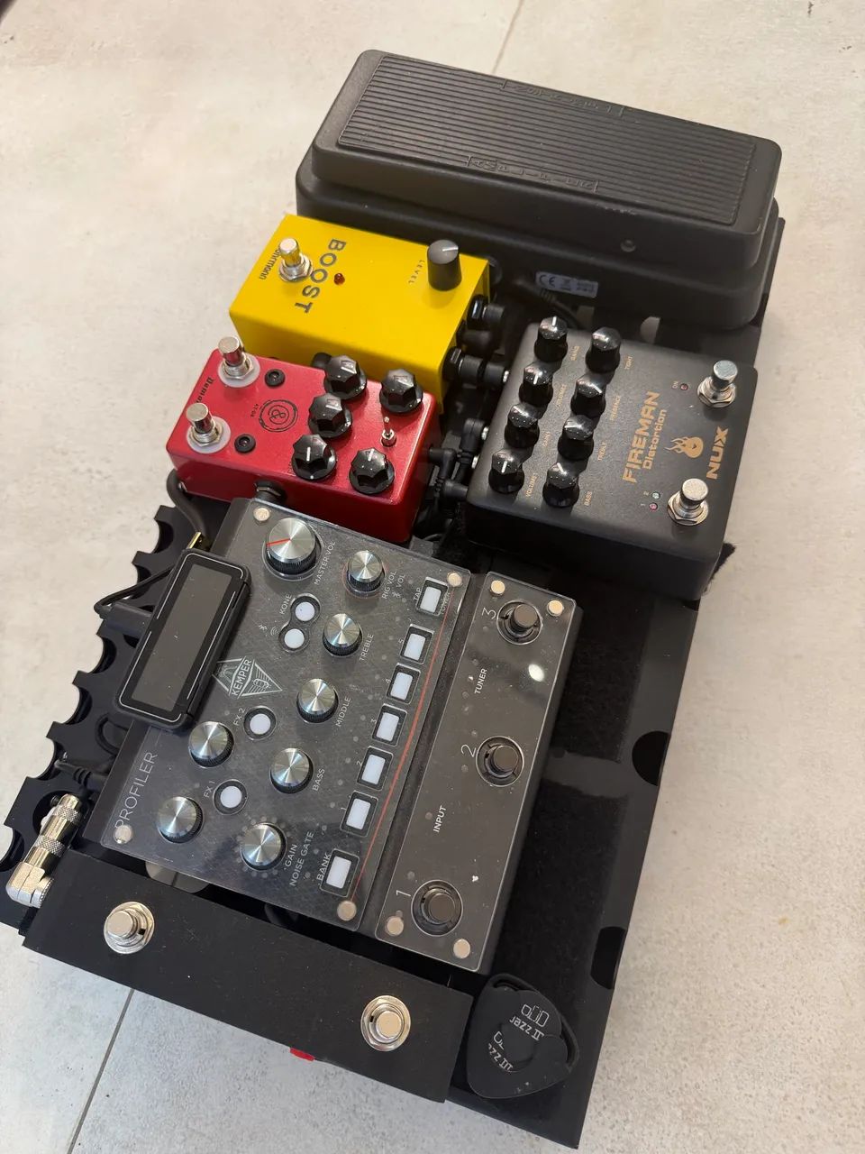 KEMPER PROFILER PLAYER LEVEL 3 + PEDALBOARD COMPLETO