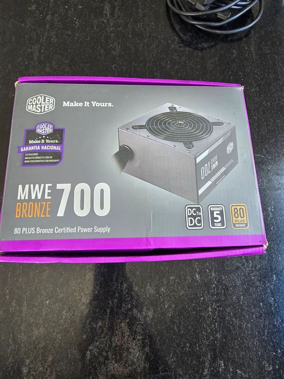 Fonte de computador cooler master 700w