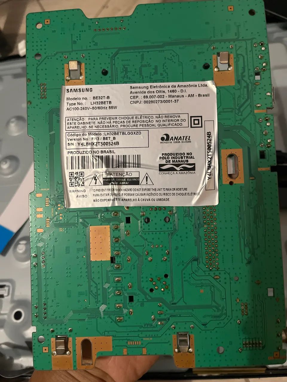 PEÇA TV SAMSUNG PLACA MÃE  - Foto 4