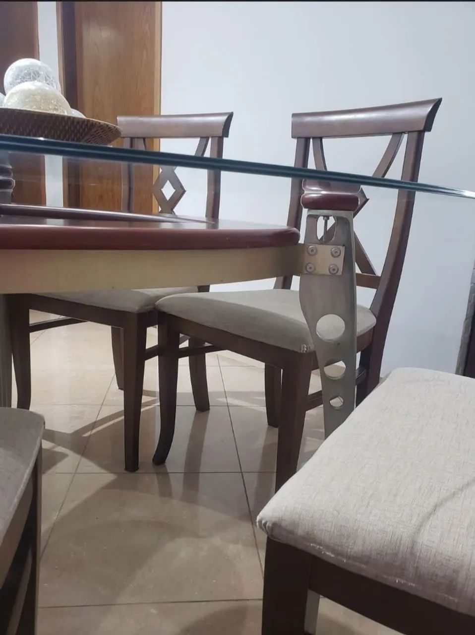 Mesa de jantar com 6 cadeiras - Foto 4