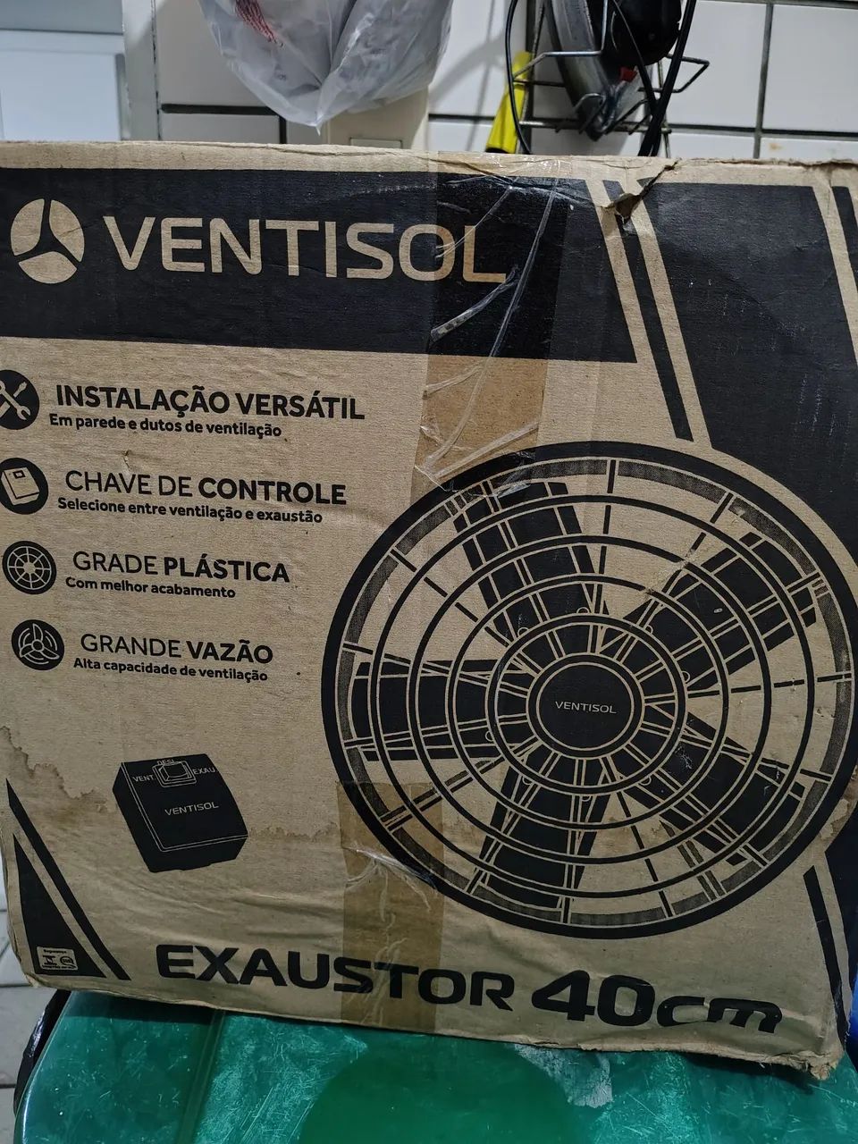 Ventilador e Exaustor NOVO 40 cm / 220v