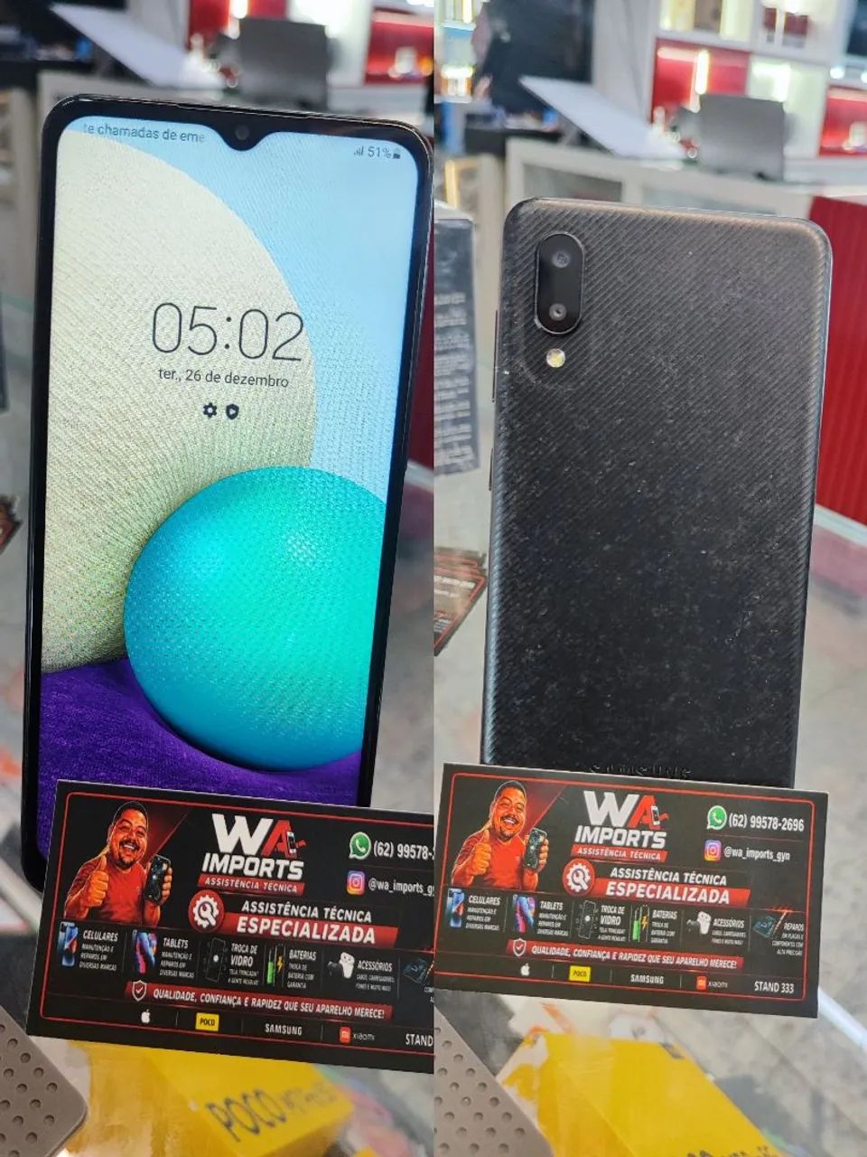 Samsung A02 32GB Garantia + brindes ?