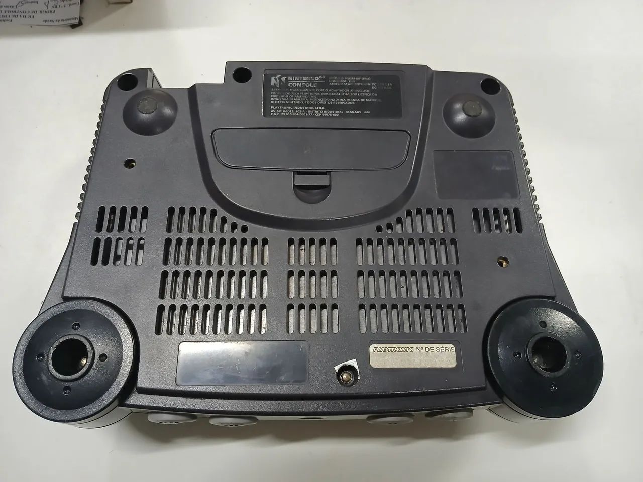 Nintendo 64 Playtronic na caixa com jogo - Foto 4