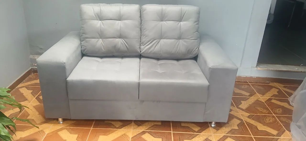 Conjunto de sofá retrátil dois e três lugares!   - Foto 3