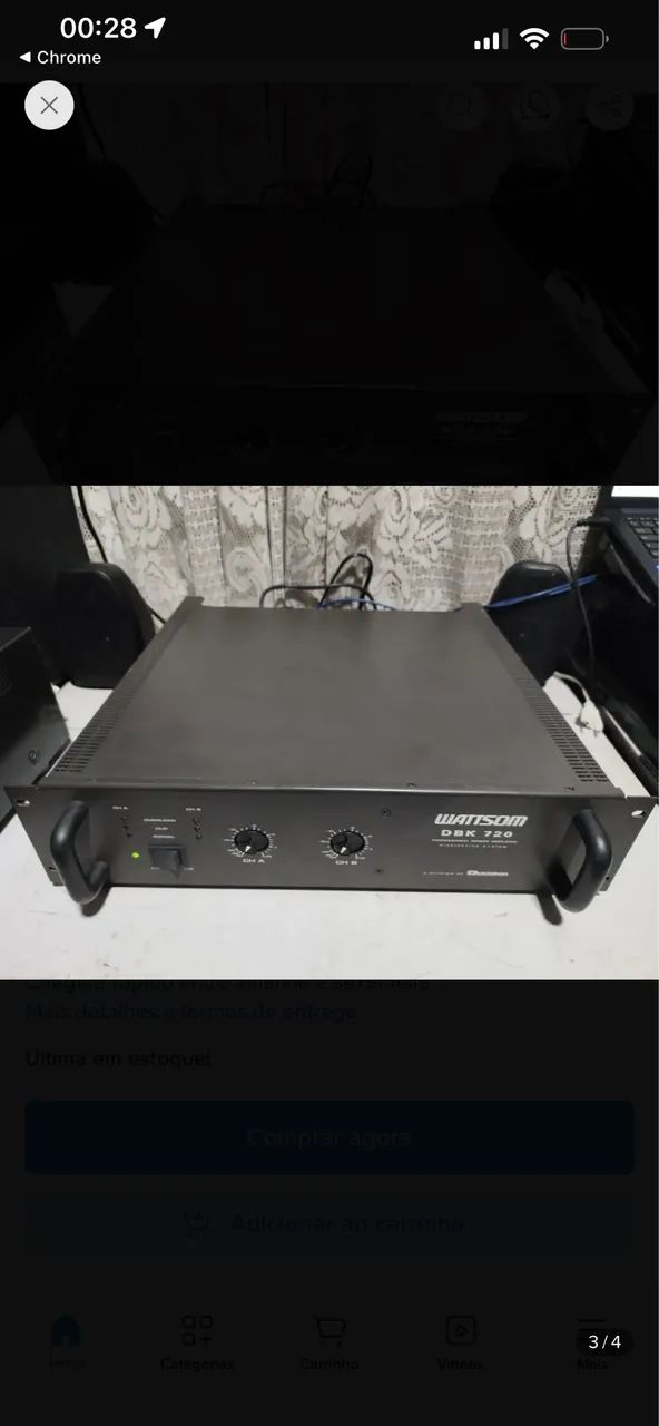 Potência wattsom DBK 720
