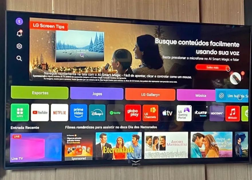 Smart TV 4K LG UHD UR8750 65 polegadas - Foto 3