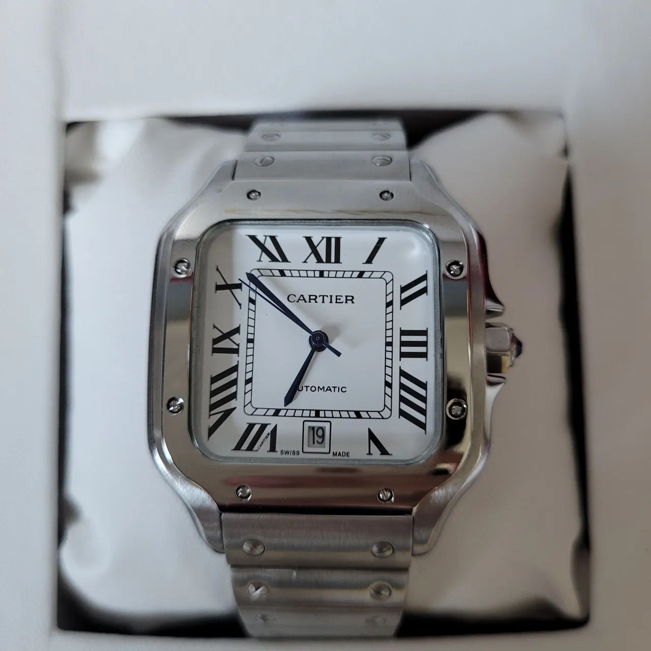 Relógio cartier santos 40mm completo  - Foto 3