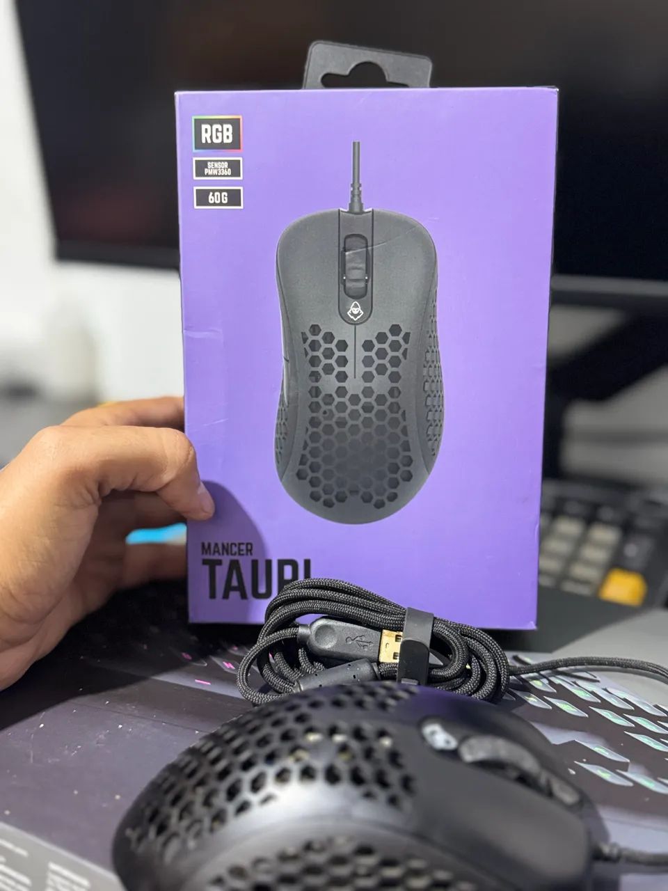 KIT - TECLADO LOGITEC 213 - MAUSE THUNDER- FONE DE BRINDE - Foto 3