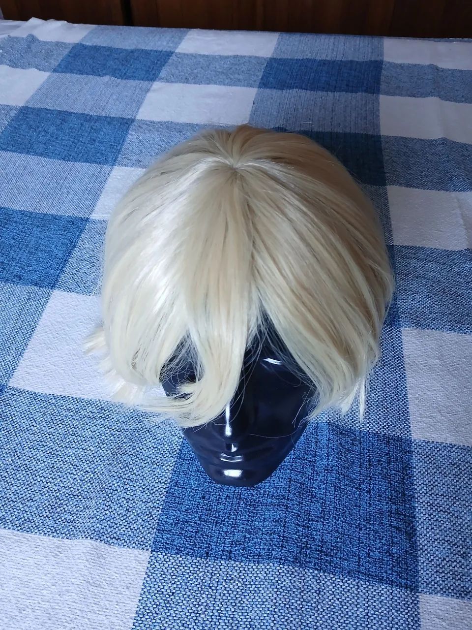 Peruca cosplay loira genérica  - Foto 2