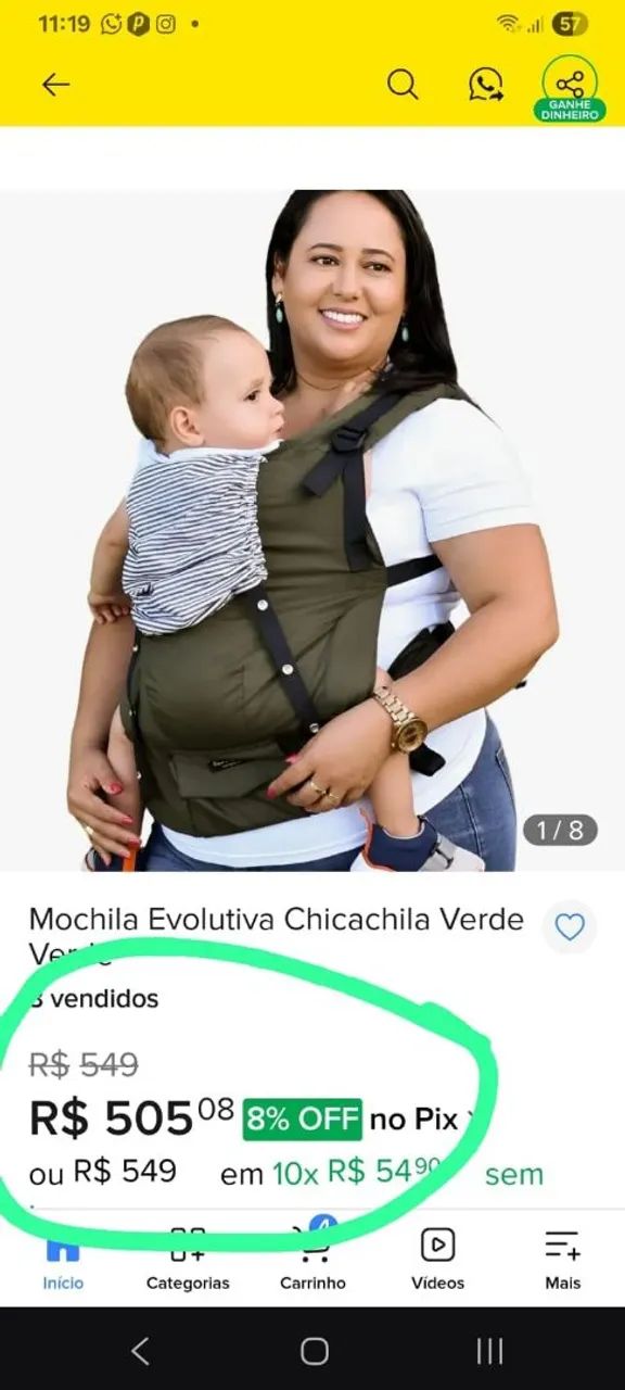 vendo mochila evolutiva sling - Foto 2