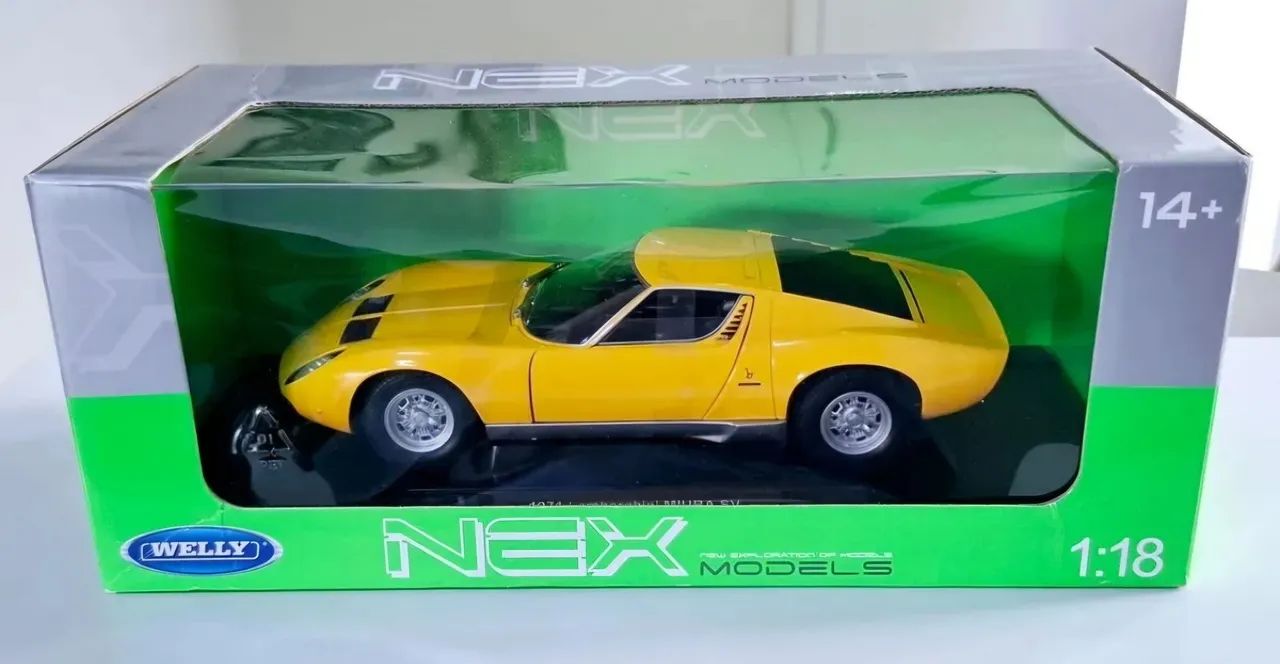 Miniatura 1:18 welly Lamborghini Miura Sv 1971 - Hobbies e