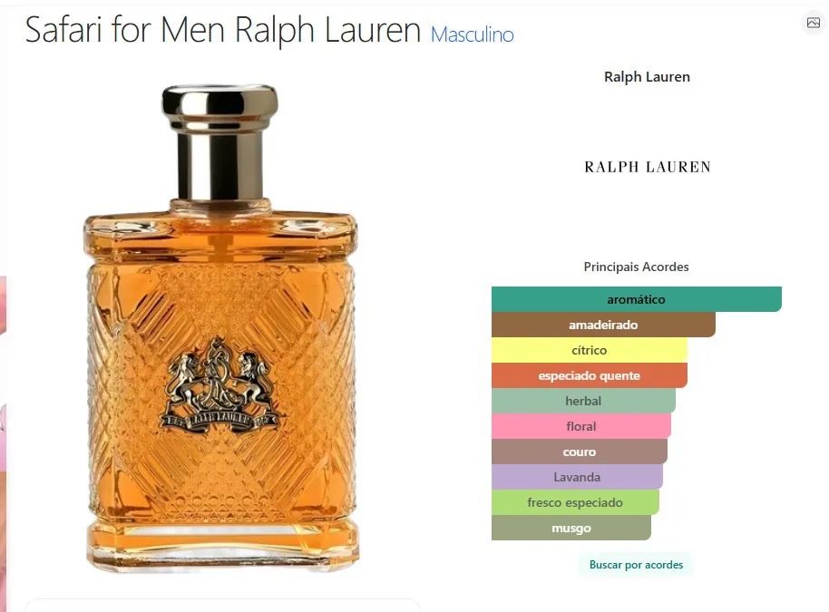 PERFUME SAFARI FOR MEN 125ml - RALPH LAUREN - Foto 3