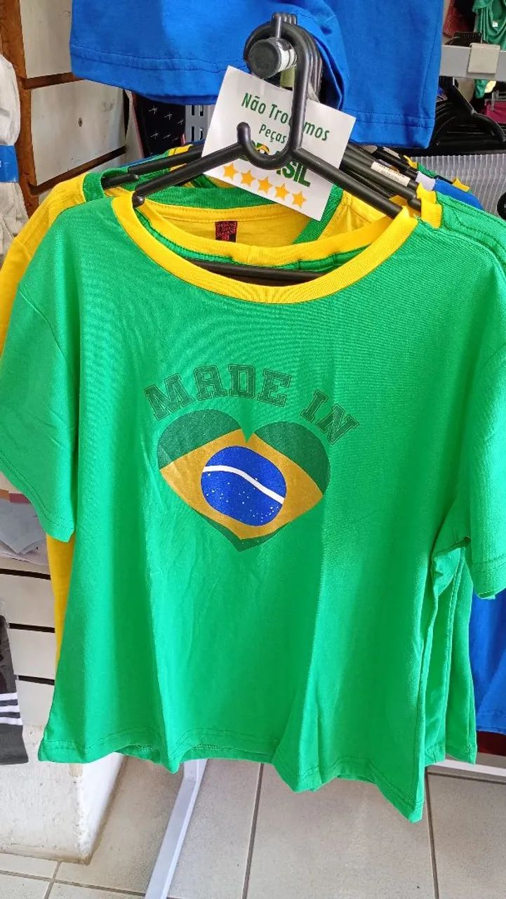 Camisa do Brasil Feminina 