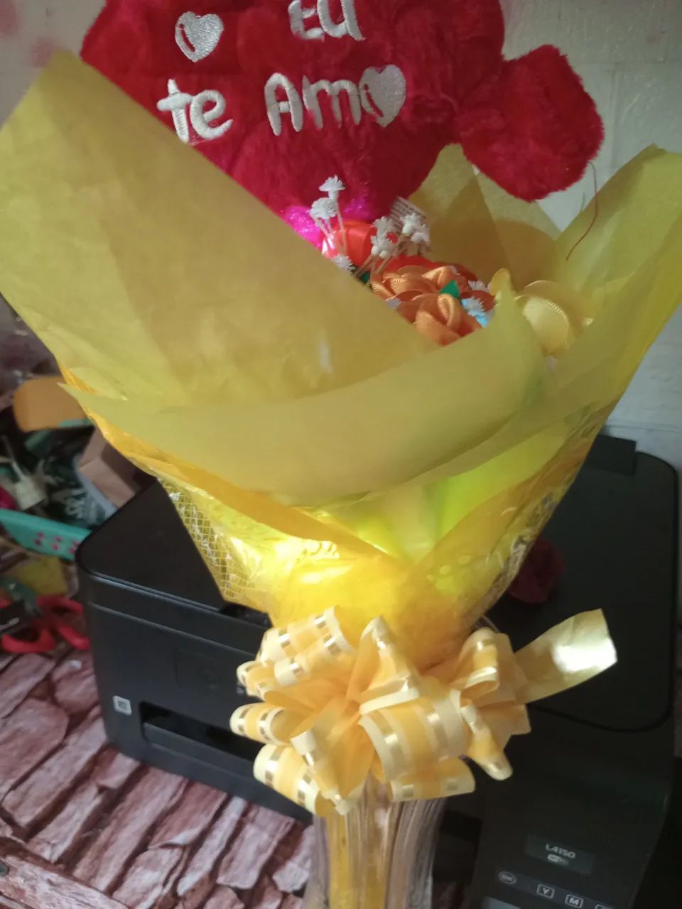 Buquê de flores de cetim perfumadas - Foto 4