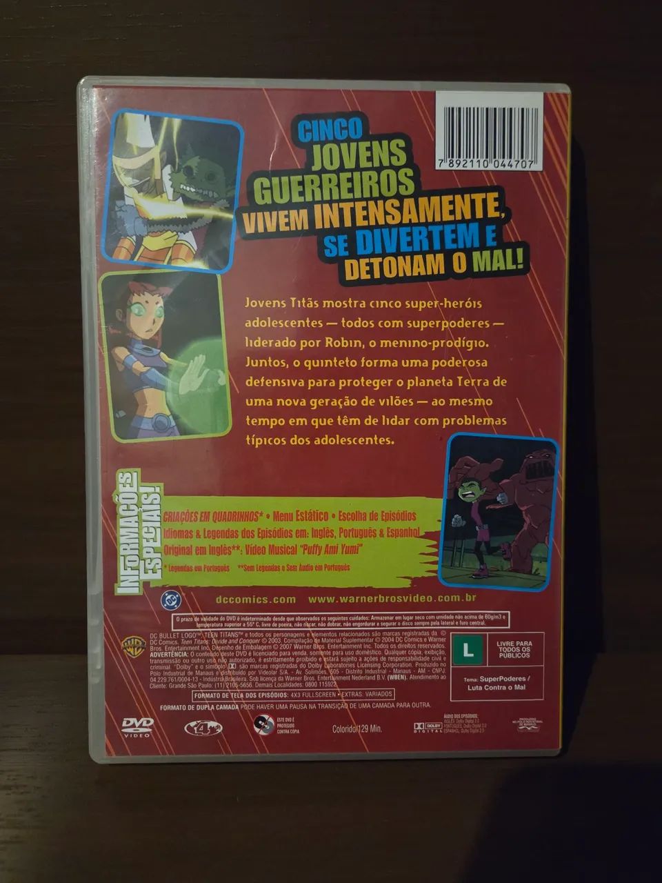 Jovens Titãs - Separar e conquistar vol.1 - [Dvd] - Foto 3