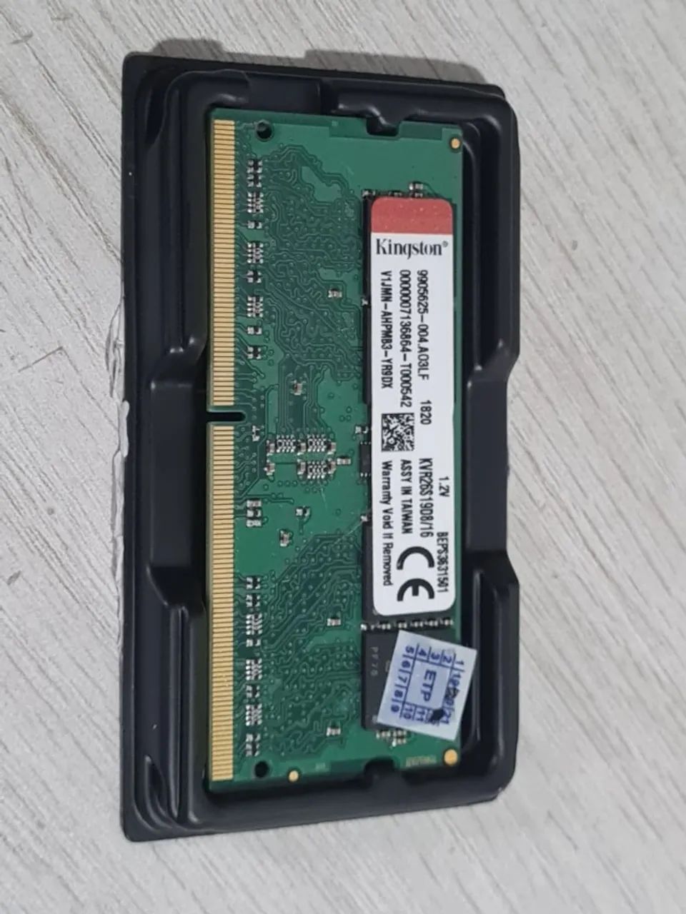Memória RAM Notebook Kingston 16GB DDR4 2666MHz | Original
