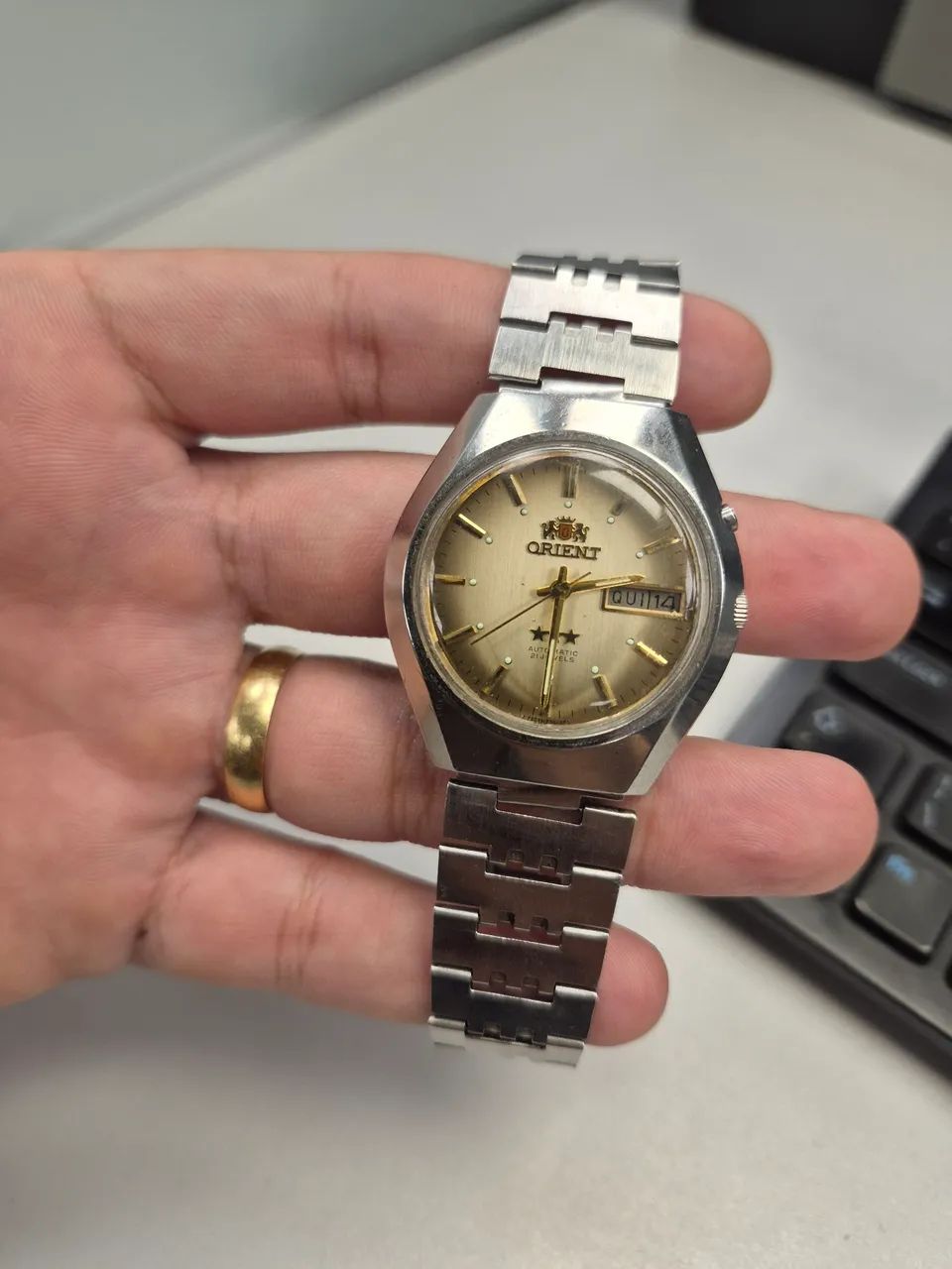 Relógio Orient Automático 37mm - Relíquia