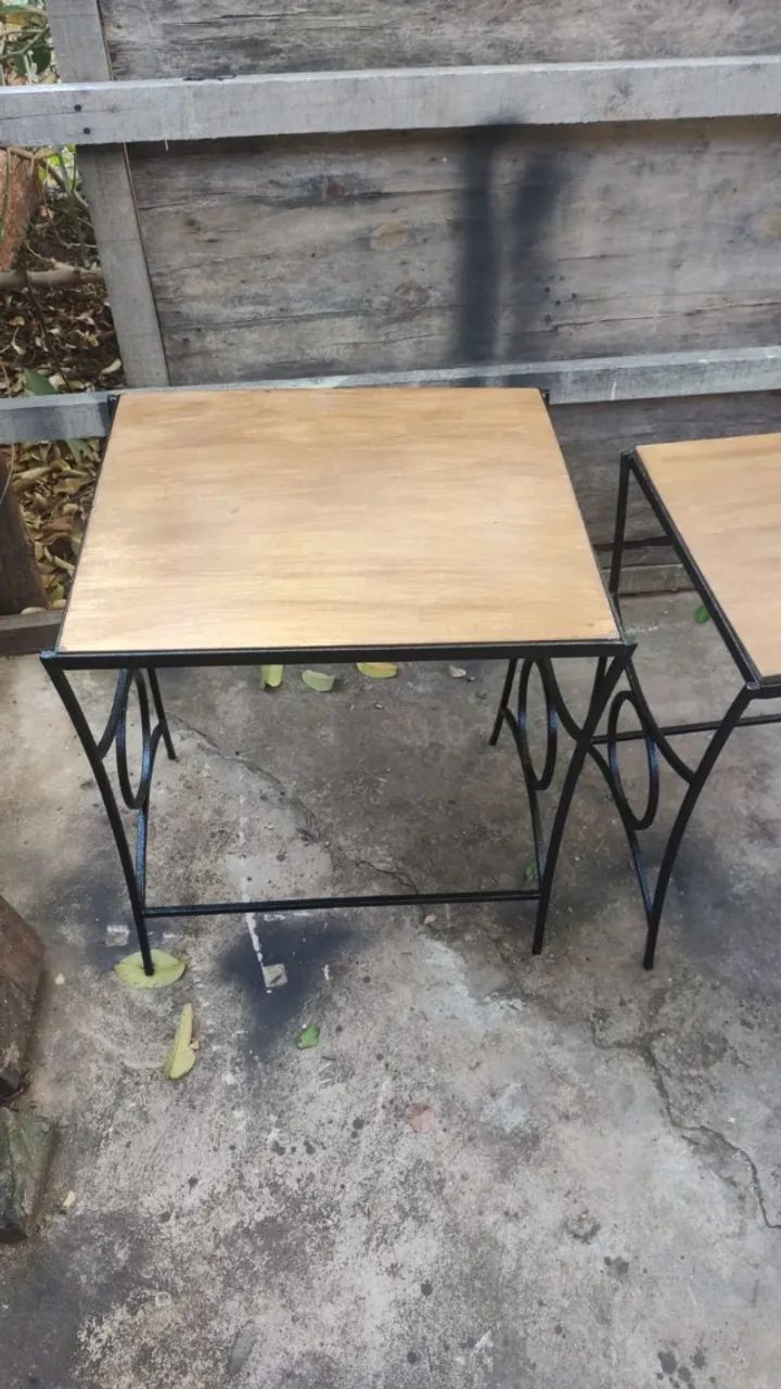 Conjunto de mesas antigas! - Foto 2