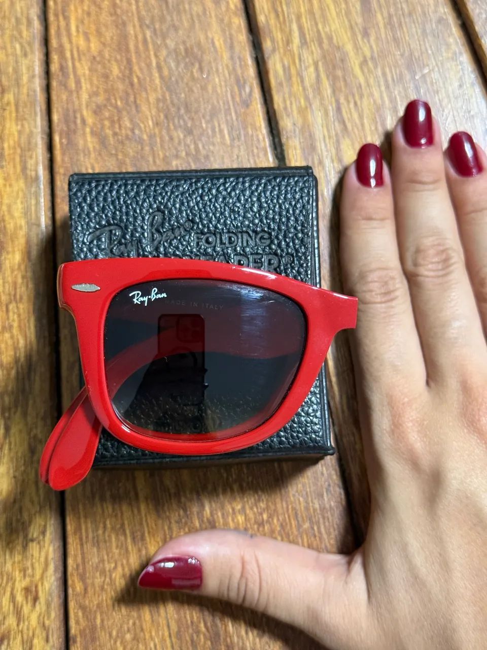 Óculos Rayban Wayfarer Folding ORIGINAL - Foto 2