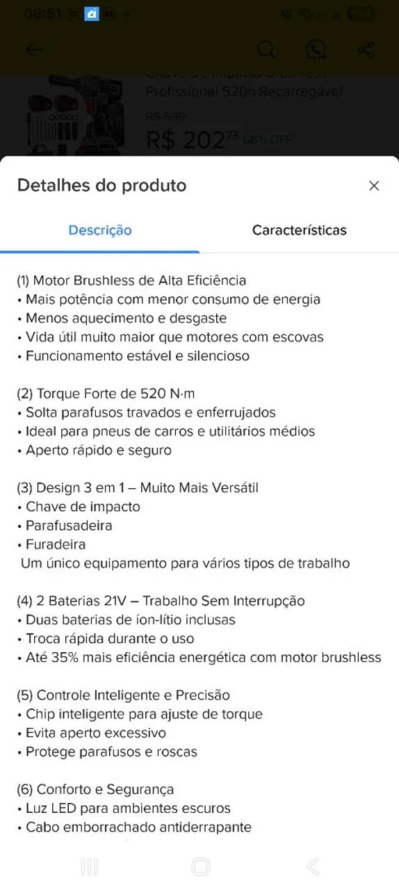 Parafusadeira eletronica  - Foto 5