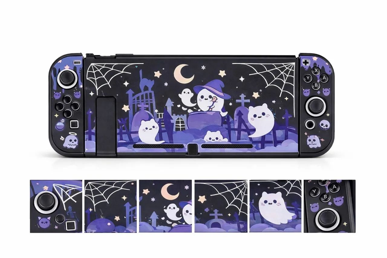 Capa Protetora Original Gótica Fantasma BLINGKIYO Nintendo Switch