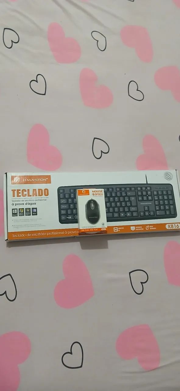 Kit mouse e teclado hmaston 