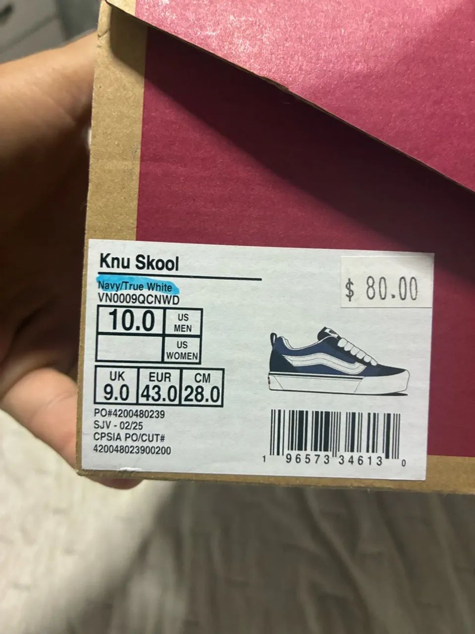 Tênis Knu Skool Navy True White - Foto 2