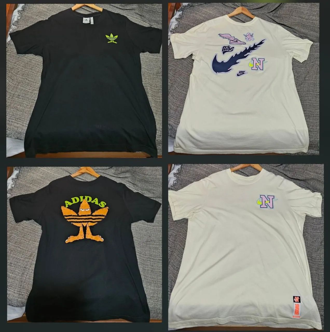 Camisetas Adidas e Nike