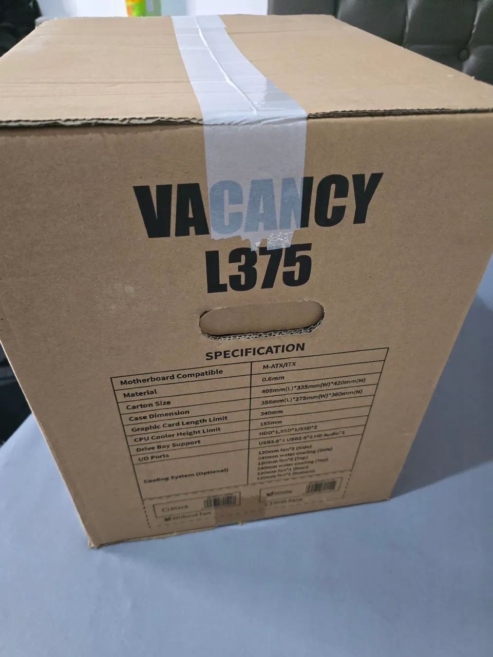 Gabinete PC acegeek branco (sem fans) - Foto 5