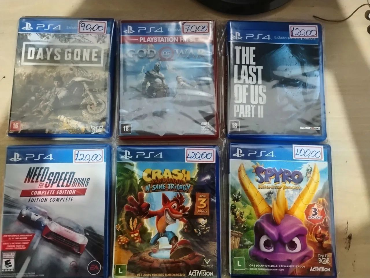 Jogos de PS4 