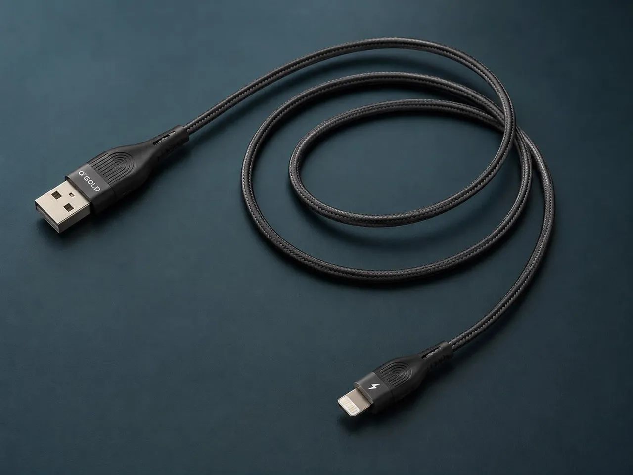 Cabo USB para iPhone Lightning 5A Trançado 1 Metro - Foto 3