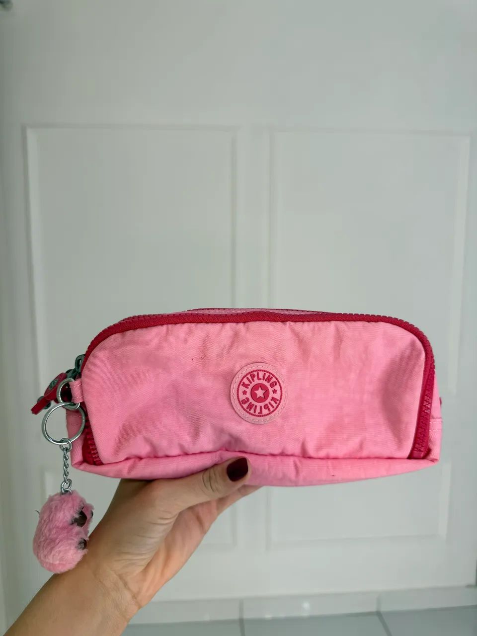 Estojo Kipling Rosa Original  - Foto 5