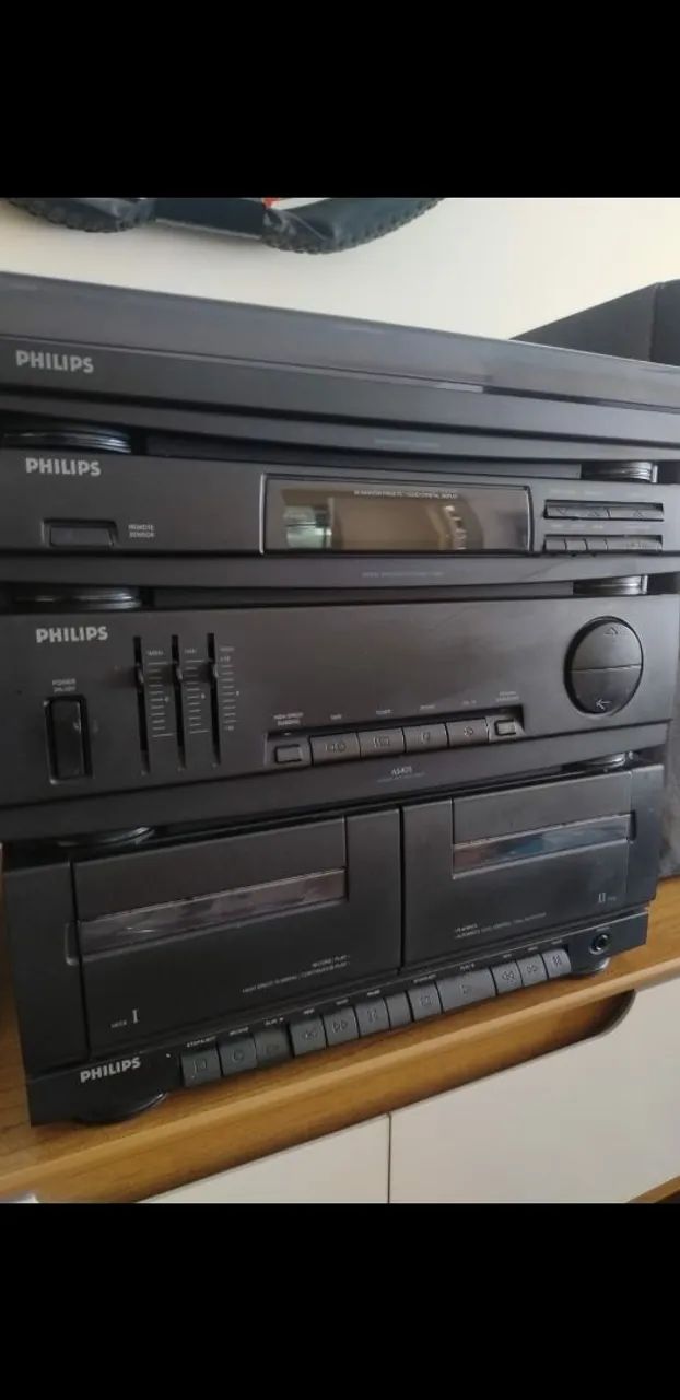 Som Philips 3 em 1 Com Caixas Originais  - Foto 2