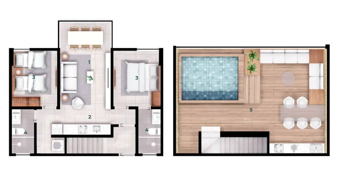 PLANTA 105m²