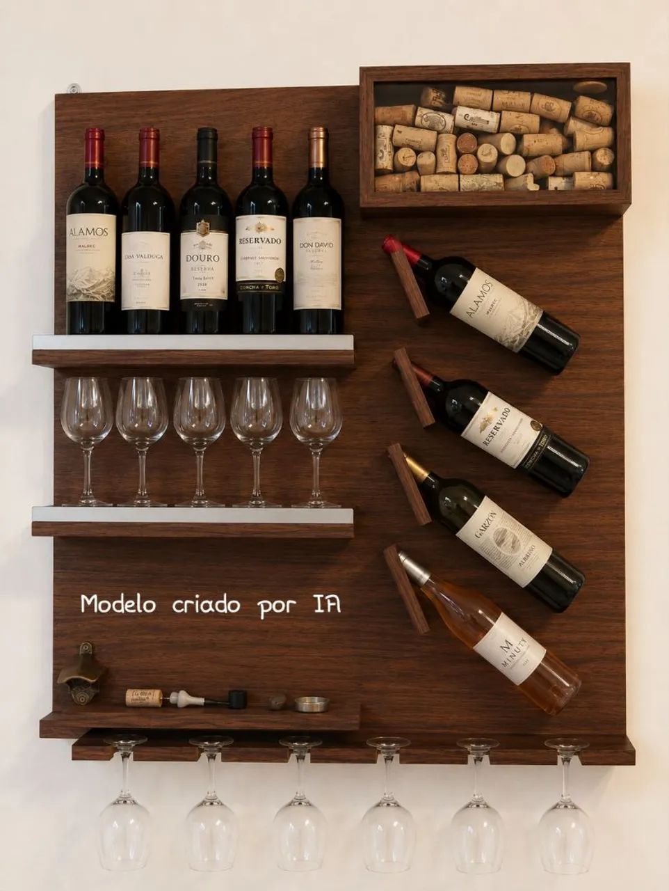 Porta Vinho 60 x 60 cm