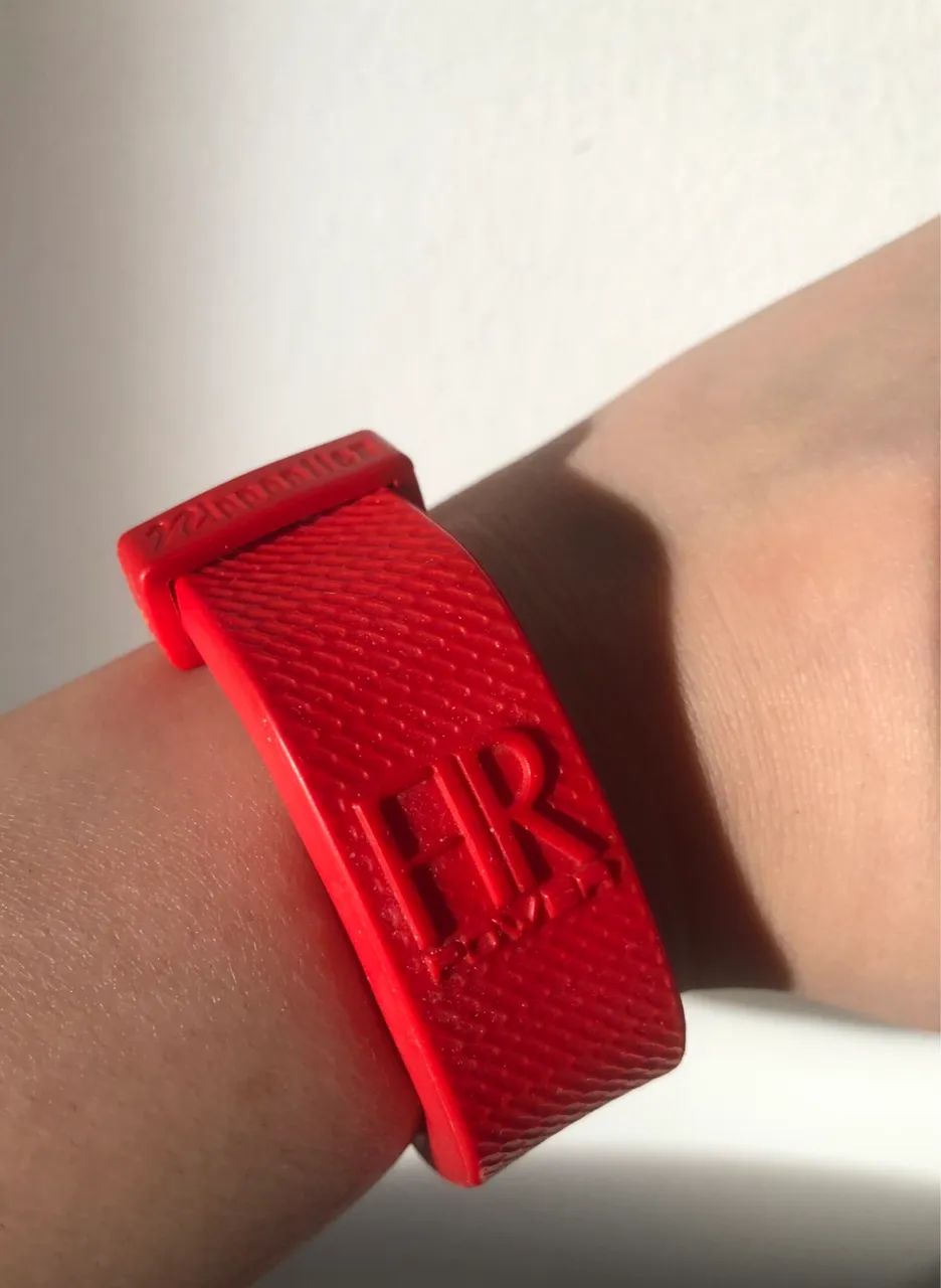 Pulseira energética cor vermelha Fir power Nipponflex  - Foto 2