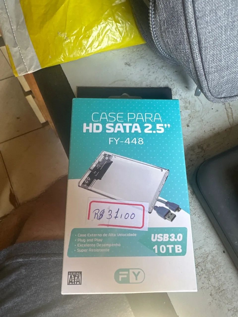 Case sata 2,5? transparente USB 3.0 