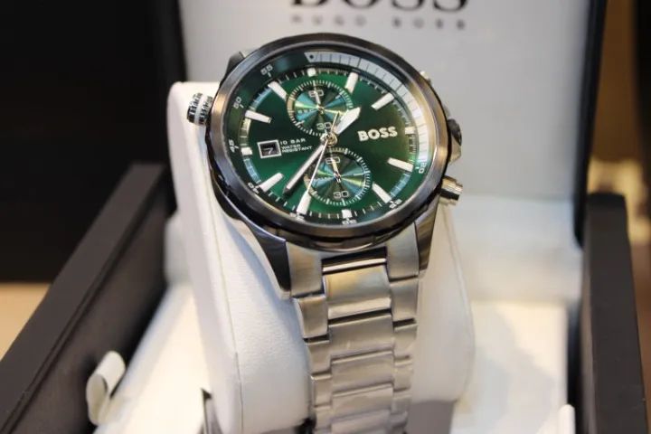 Relógio Masculino BOSS Globetrotter 1513930 46mm - Novo