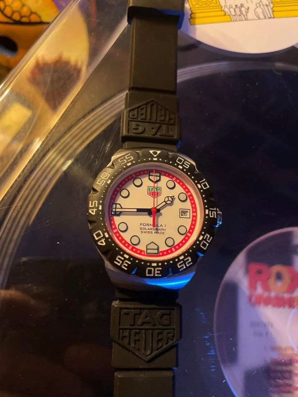 Relógio TAG HEUER FORMULA 1 AUTOMÁTICO PULSEIRA PRETA - Foto 5