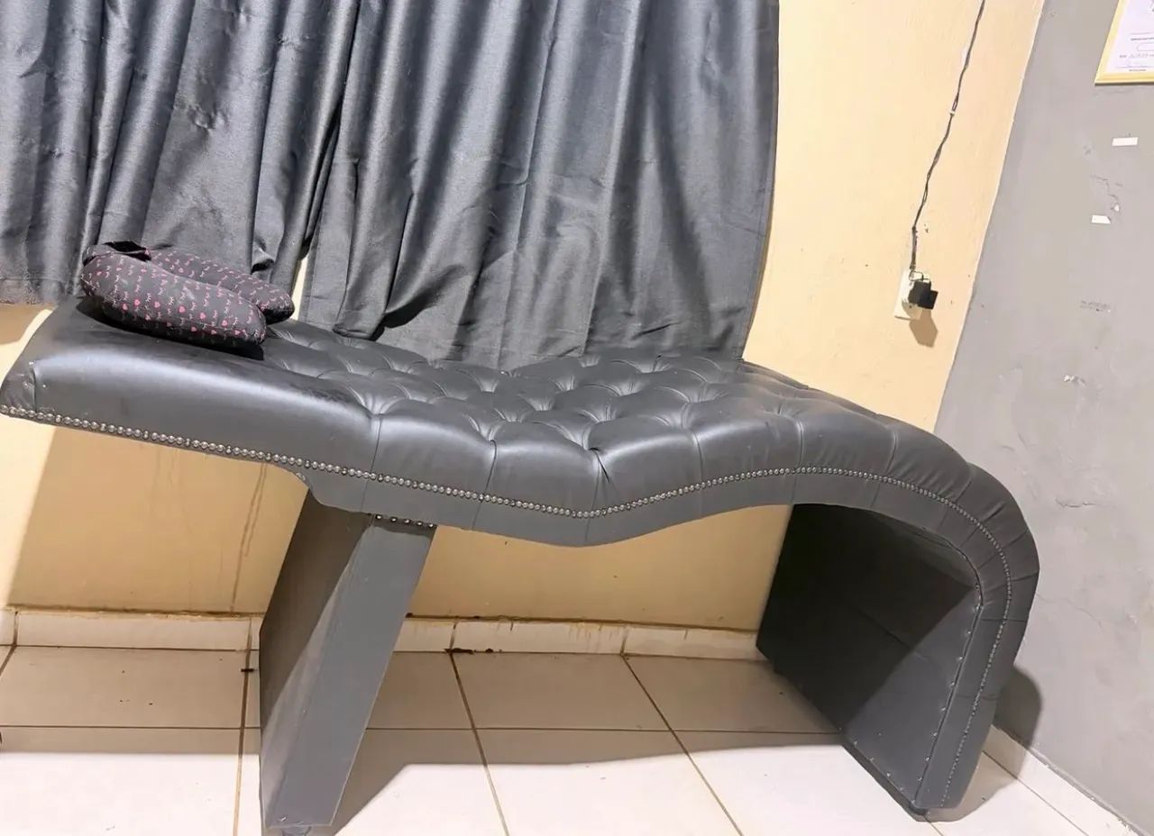 Maca de couro preta - Foto 2