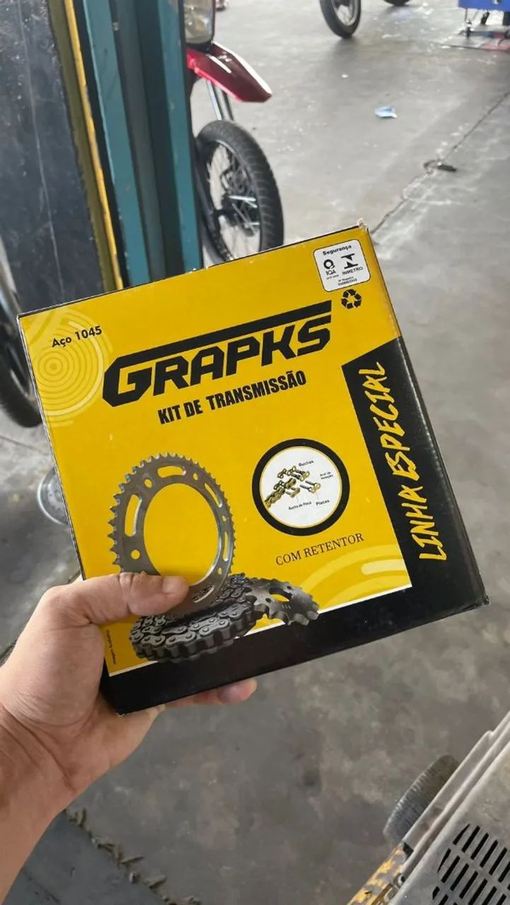 KIT TRANSMISSÃO DA POP/BIZ COM RETENTOR 