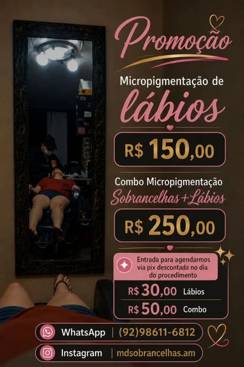 Micropigmentação de sobrancelhas e labios - Foto 5