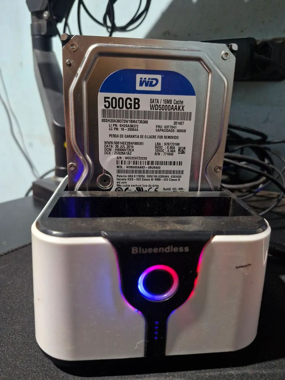 HD 500GB 3.5 WD 100% - DVR OU PC DE MESA | TESTADO. - Foto 3