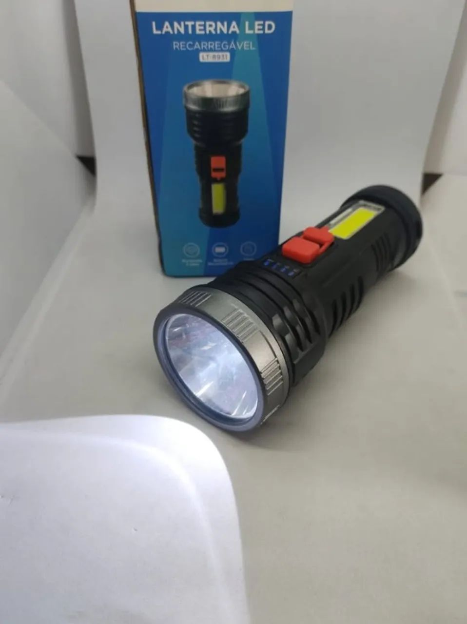  Lanterna Led Recarregavel Usb - Foto 2
